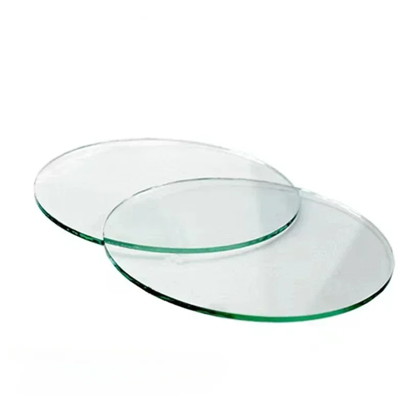 Круглая прозрачная плоская стеклянная линза 80 мм 82 85 88 90 97 с высоким