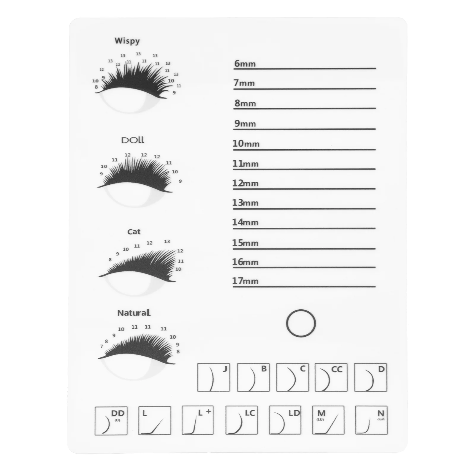 

1pc Grafting Lash Displaying Container Acrylic Display Board for False Eyelashes