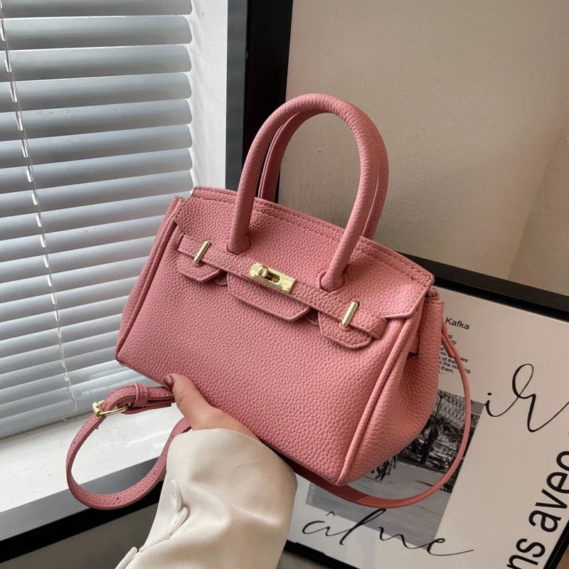 

Spring Texture Bag Women's Bag 2022 New Trendy Fashion All-match One-shoulder Messenger Bag Handbag Platinum Bag