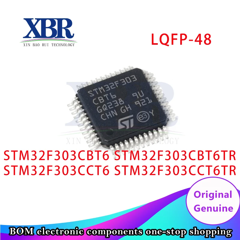 

5 Pieces STM32F303CBT6 STM32F303CBT6TR STM32F303CCT6 STM32F303CCT6TR LQFP-48 Original 100% Quality