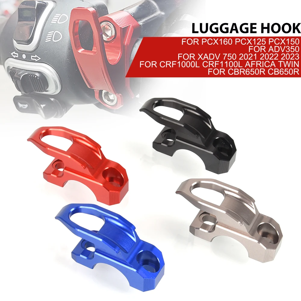 

For Honda ADV350 ADV 350 22mm Motorcycle Accessories Brake Master Cylinder Holder Clamp Bracket Bag Luggage Hook Helmet Hanger