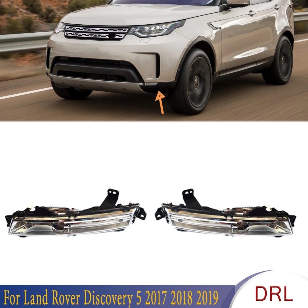 

Светодиодсветодиодный дневные ходовые огни DRL Противотуманные фары 1 пара указателей поворота для автомобиля LR082053 T4A3875 для Land Rover Discovery 5 ...