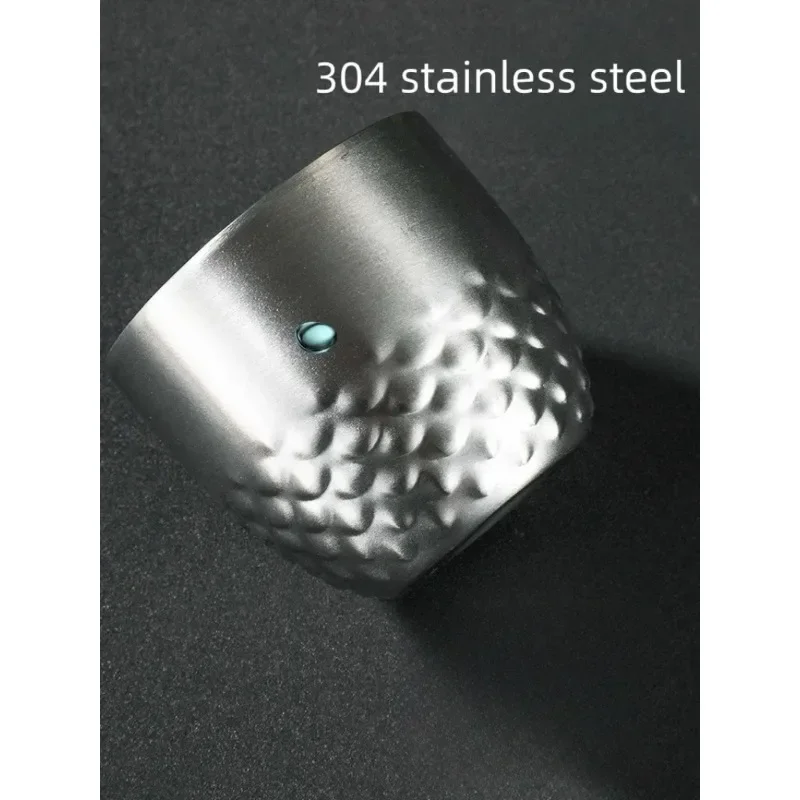 110 мл уличная походная чашка столовая посуда дорожные чашки набор из нержавеющей