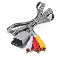 aokin av cable for wii wii u audio video av cable cord for nintendo wii and wii u 1 8m6ft