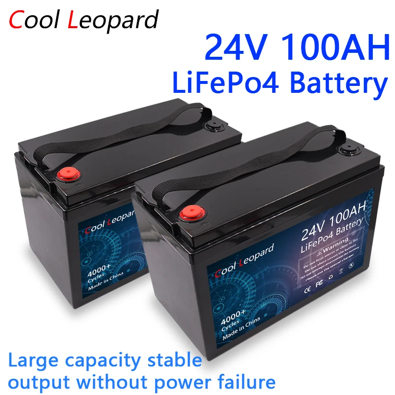 

Новая аккумуляторная батарея 24 В LiFePO4, для инверторной солнечной панели, для лодки, для скутера, Резервная мощность, литий-железо-фосфатная б...