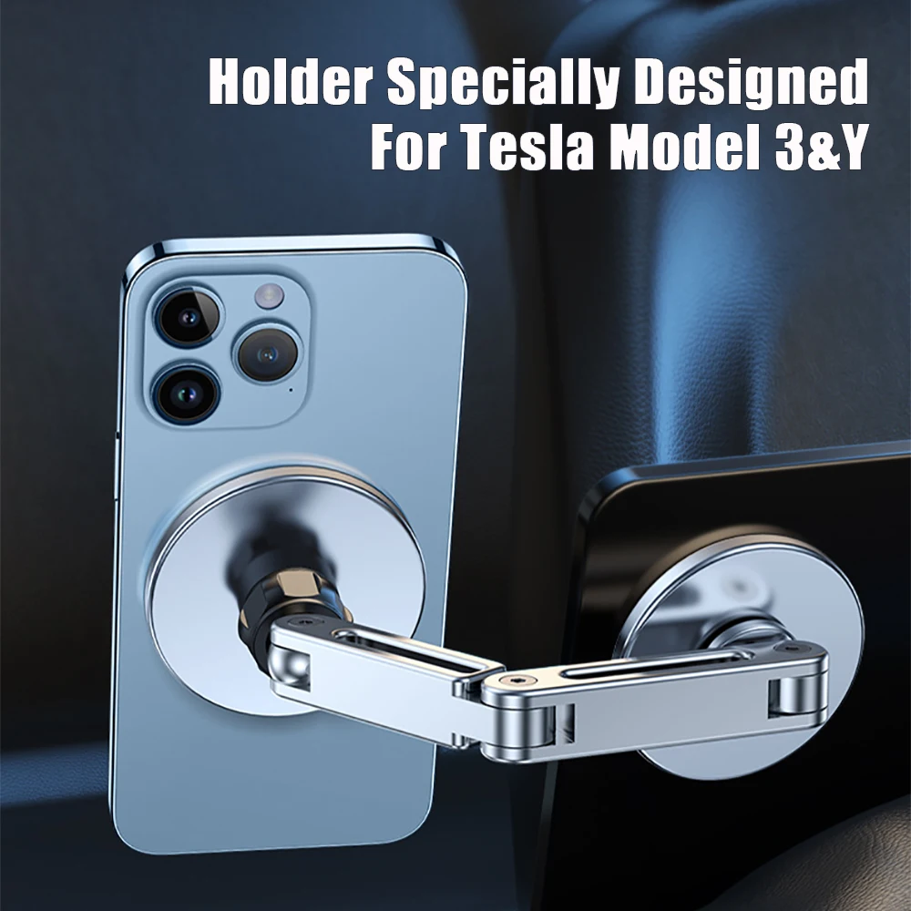 Strong Magnetic Phone Holder for Car Tesla Model 3 / Y Phone Mount Magnets Stand for iPhone 14 13 12 Pro Max Magsafe Accessories