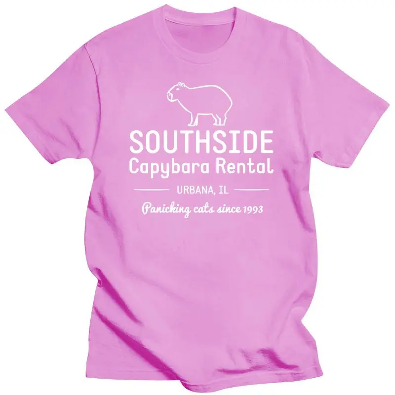 Новинка Мужская футболка арендная с надписью на южную сторону капибара женская и