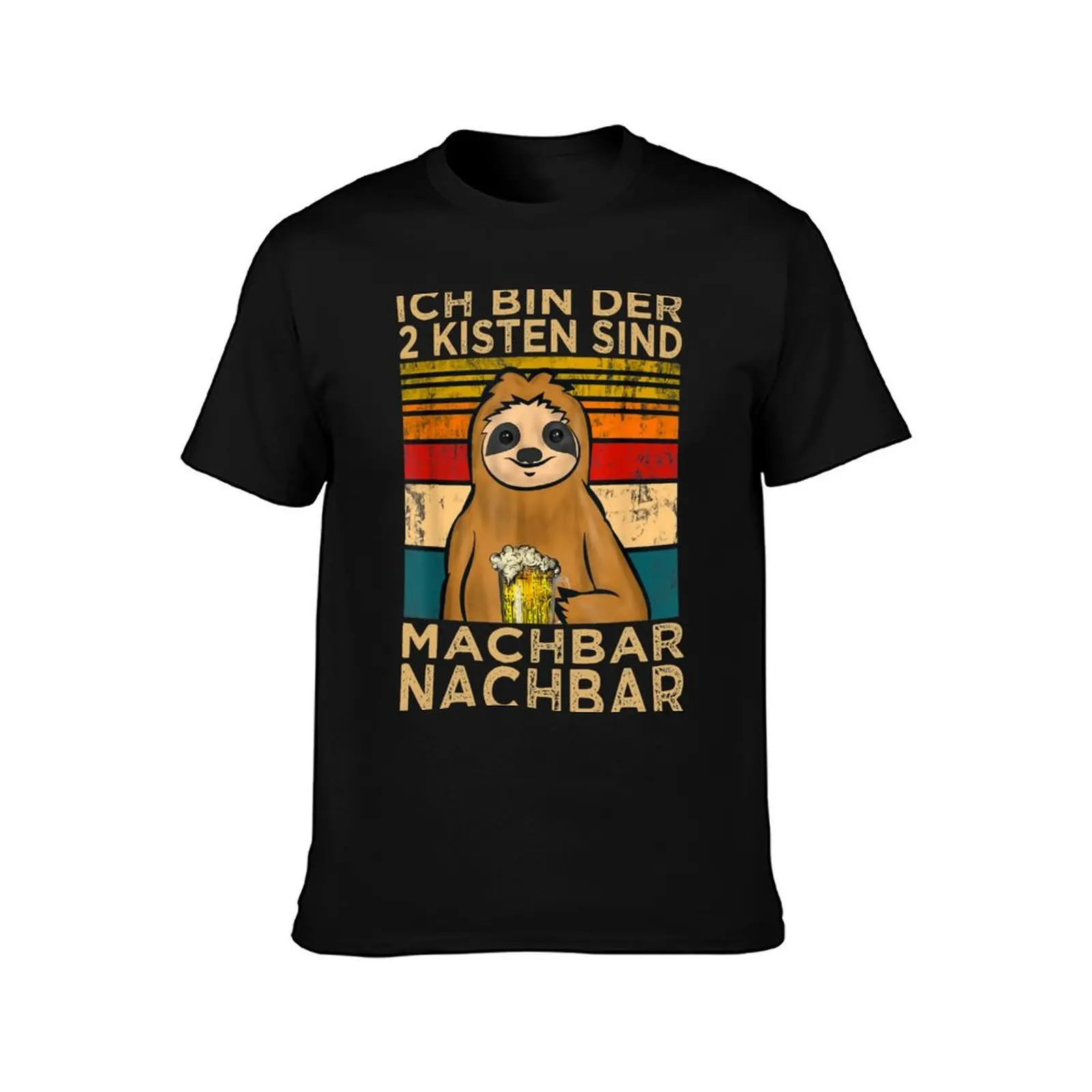 Фото 2 Kisten sind machbar Nachbar Nachbarschaft Faultier T-Shirt Дышащая футболка с сетчатыми вставками №2