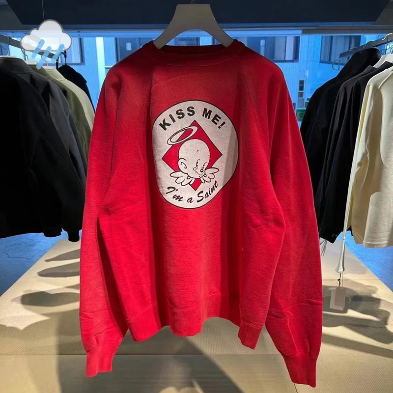 Свитшот с треснутыми буквами и графическим принтом для мужчин женщин уличная