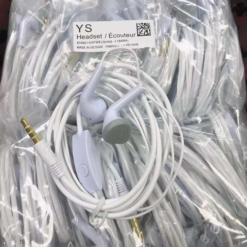 

10pcs/lot S5830 Hs330 Earbuds Wire-controlled 3.5mm Earphone Sports headset For Samsung Galaxy C550 S4 S5 S6 S5630 S7562 S7568