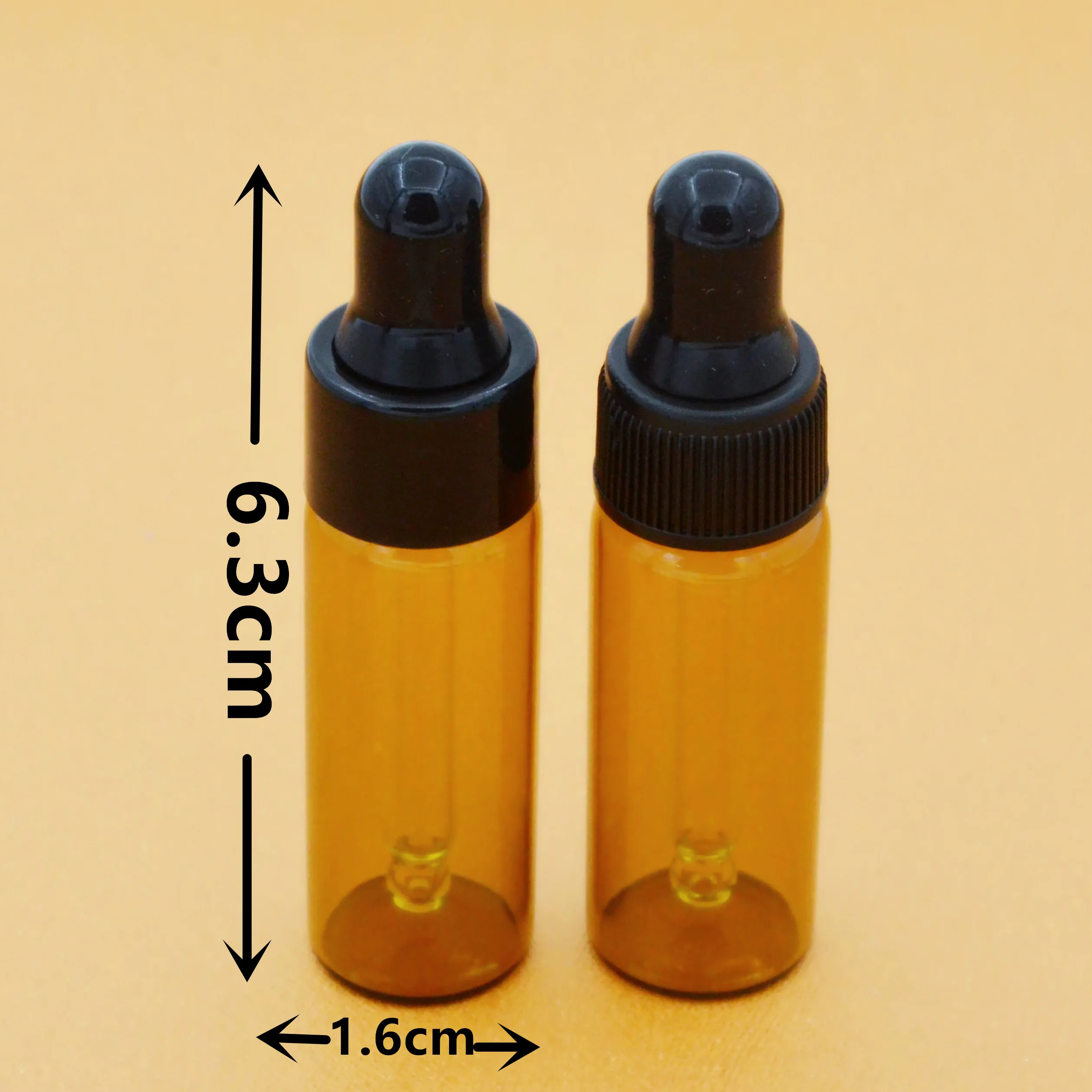 

50Pcs 5ml Amber/Clear Glass Dropper Bottles Mini Essential Oils Dropper vials Bottle for Sample Cosmetic Perfume Travel