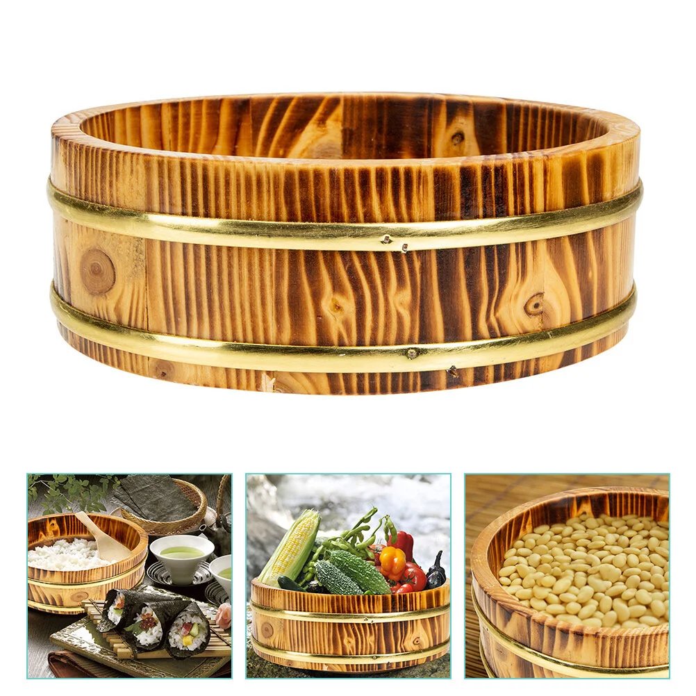 

Tool Large Capacity Bucket Kitchen Gadget Sushi Serving Container Food Mixing Rice