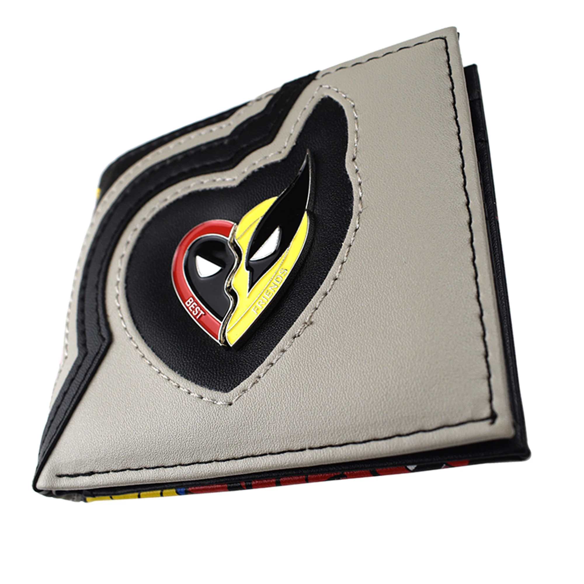 MINISO Металлический дизайн Лучшие друзья Кошельки Дэдпул и Росомаха Кошелек Marvel