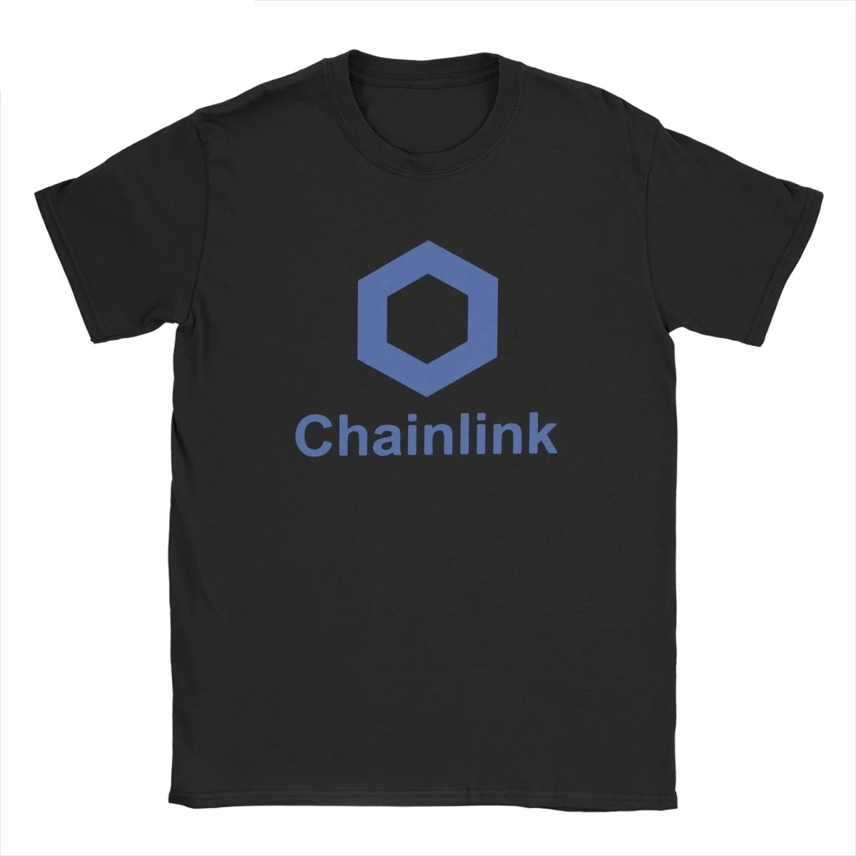 Мужские футболки Chainlink LINK Винтажная футболка из чистого хлопка Классические