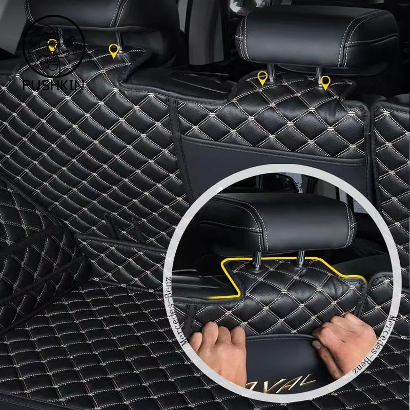 Коврик для багажника автомобиля GWM Haval H6 3th 2022 2023 2024 водонепроницаемый напольный