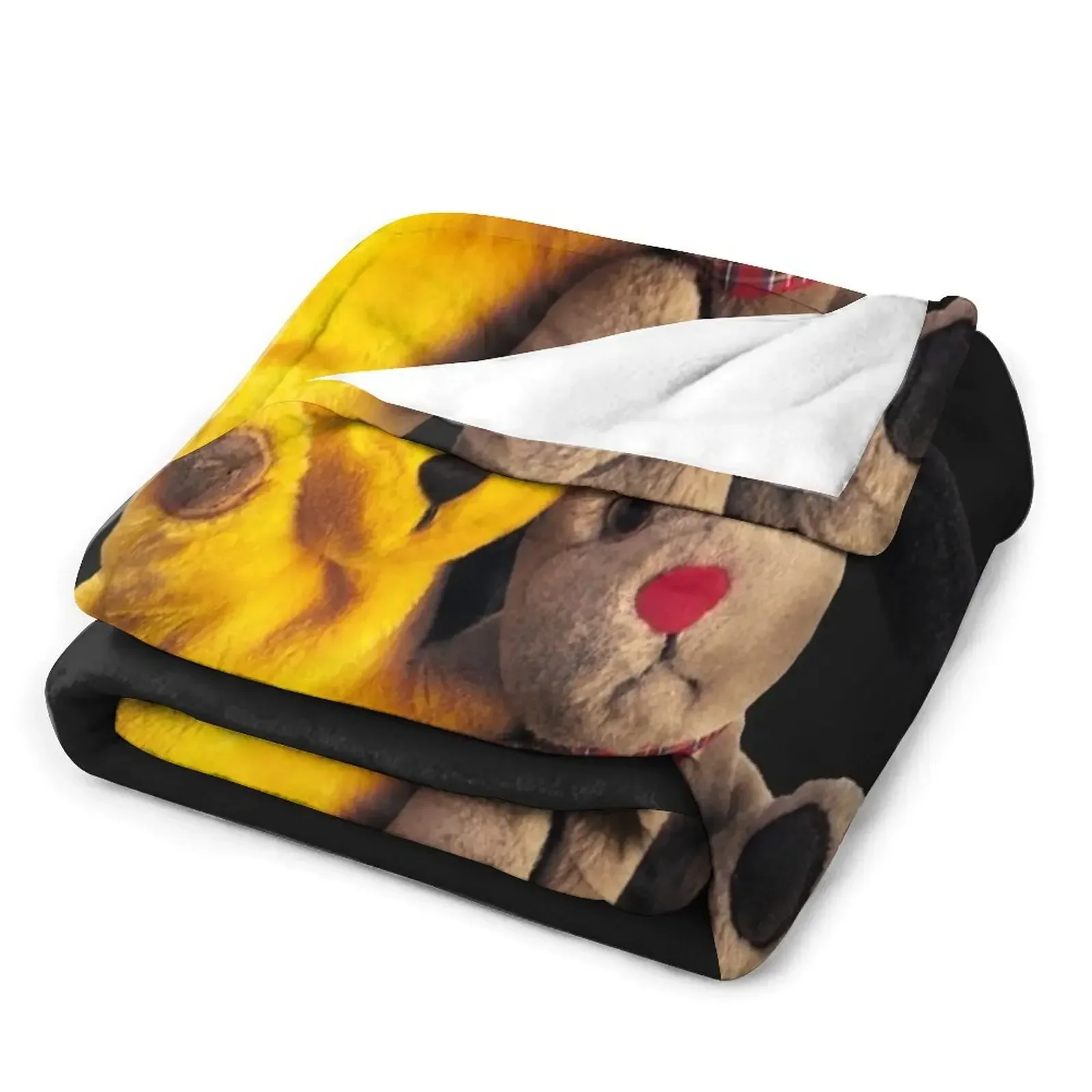 Sooty и подметание плед одеяло Furrys диван мягкие пледы