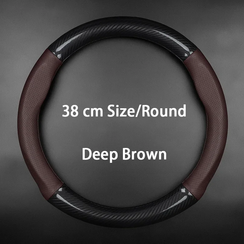 

Чехол для руля Toyota Tundra из натуральной кожи, углеродное волокно 2010 CrewMax 2007 2010 5,7 2011 SR5 TRD Pro 2014