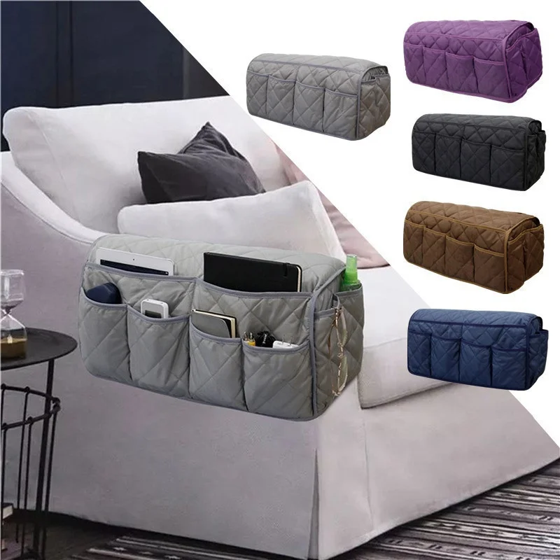 

Sofa Armrest Hanging Storage Bag Couch Handrail Organizer Holder With 14 Pockets Armchair Hanging Storage Bag Home Holder
