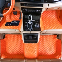 durable custom leather colorful car floor mat for honda accord 1998 2022 hybrid auto carpet accessories syling interior parts