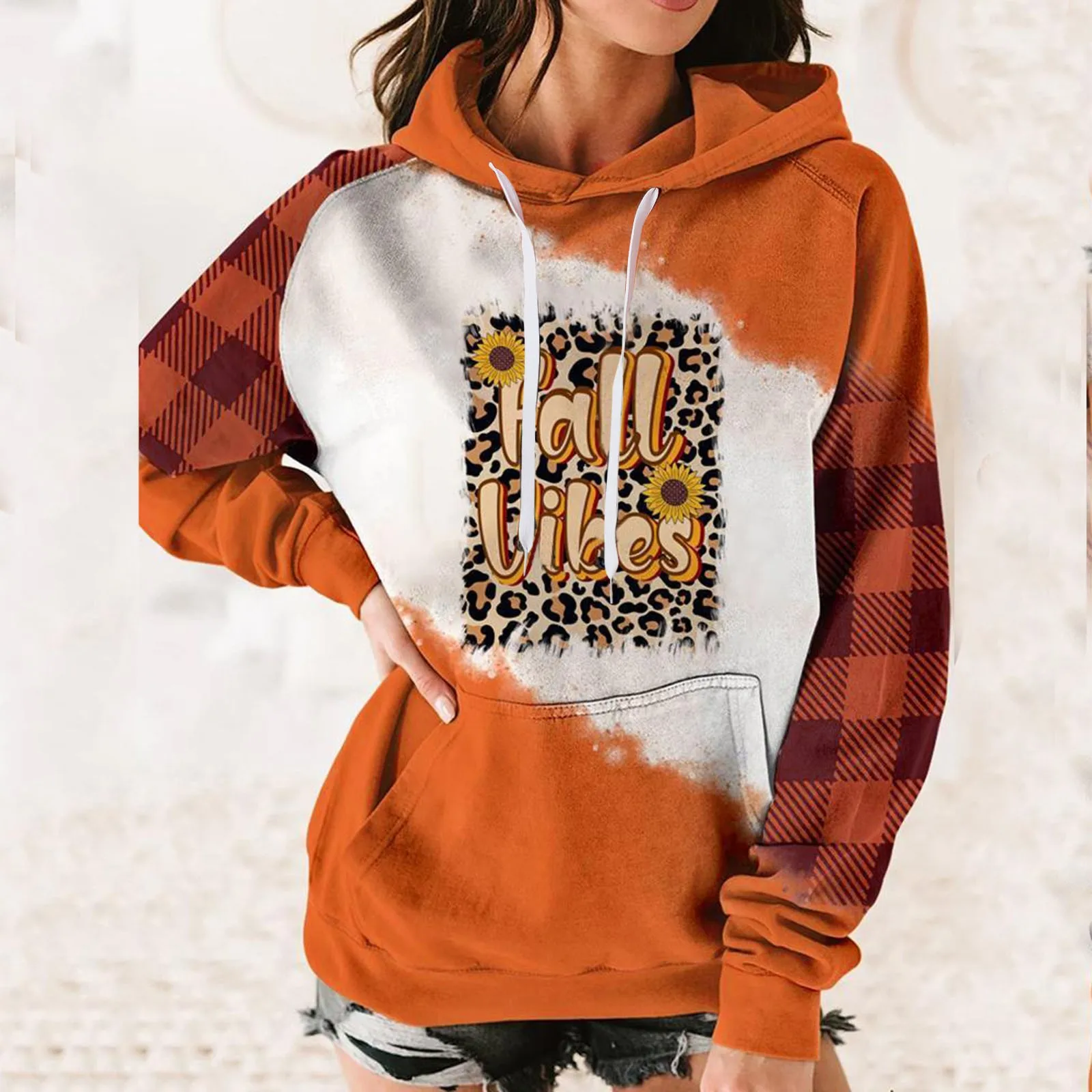 

Женские толстовки на осень-зиму, рубашка, толстый пуловер с длинным рукавом и карманами, свитшот, свитер с капюшоном для женщин