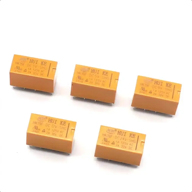 【5-1 шт.】Реле HK19F-DC3V-SHG HK19F-DC5V HK19F-DC12V-SHG HK19F-DC24V-SHG HK19F 3V 5V 9V 12V 24V 8PIN 2A Реле