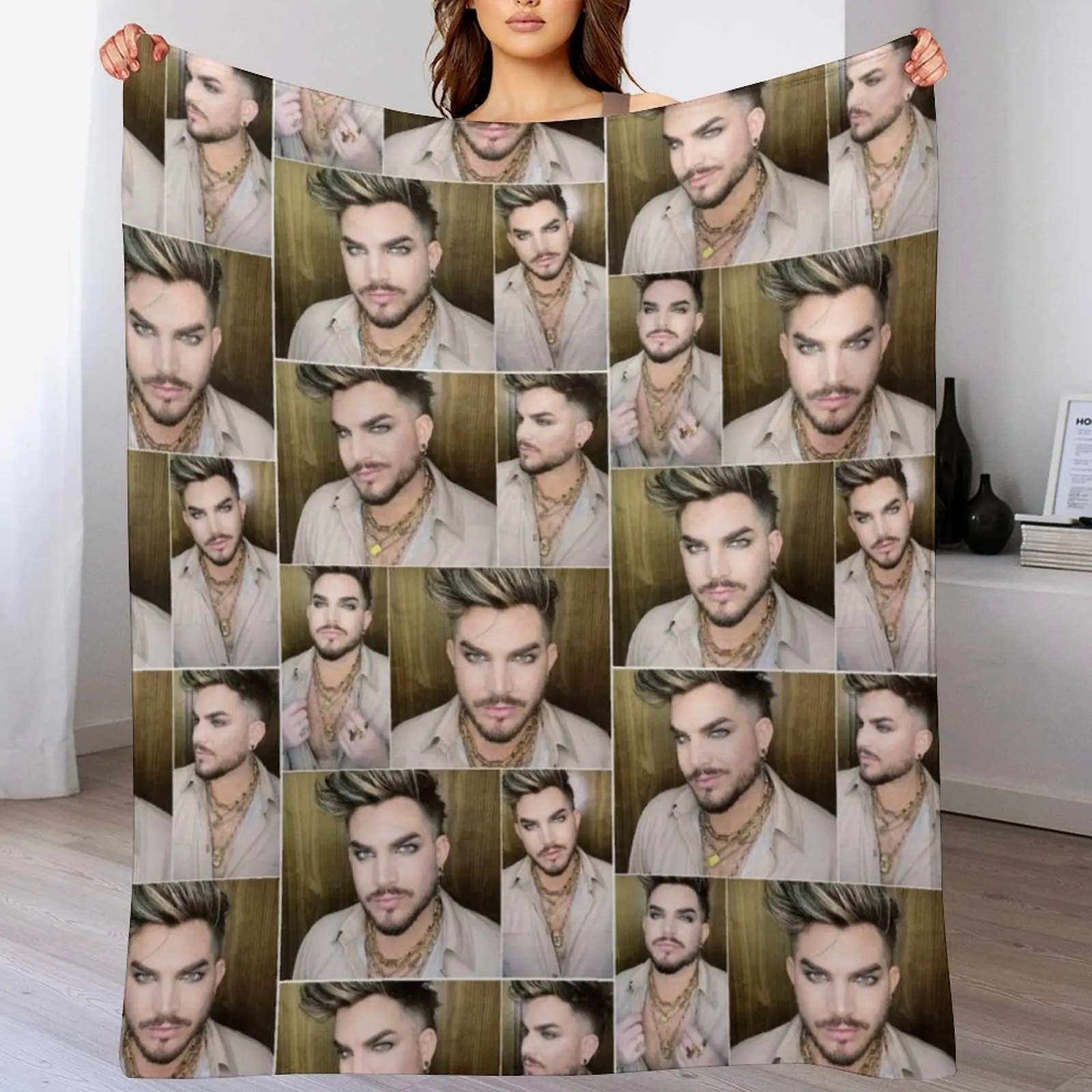 Фланелевое одеяло Adam Lambert