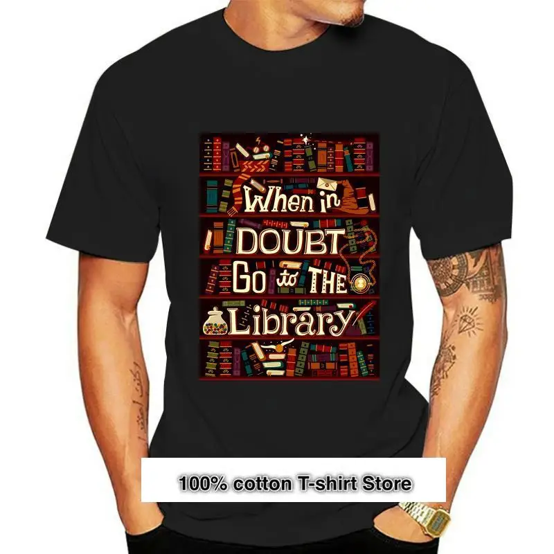 

Camiseta de Go to the библиотека Books para hombre, Camisa estampada, top