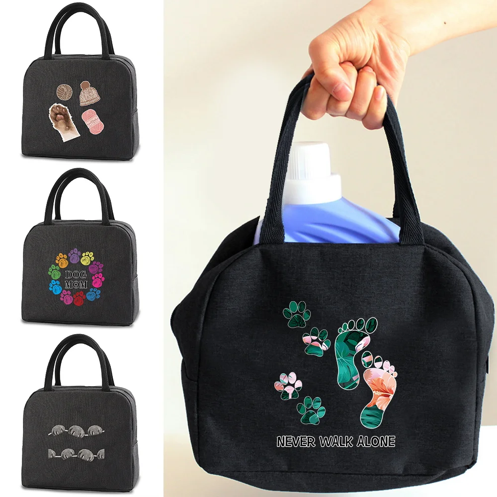 

Insulated Lunch Bags Accesorios for Kids Women Cooler Portable Canvas Thermal Food Container Work School Picnic Dinner Handbag