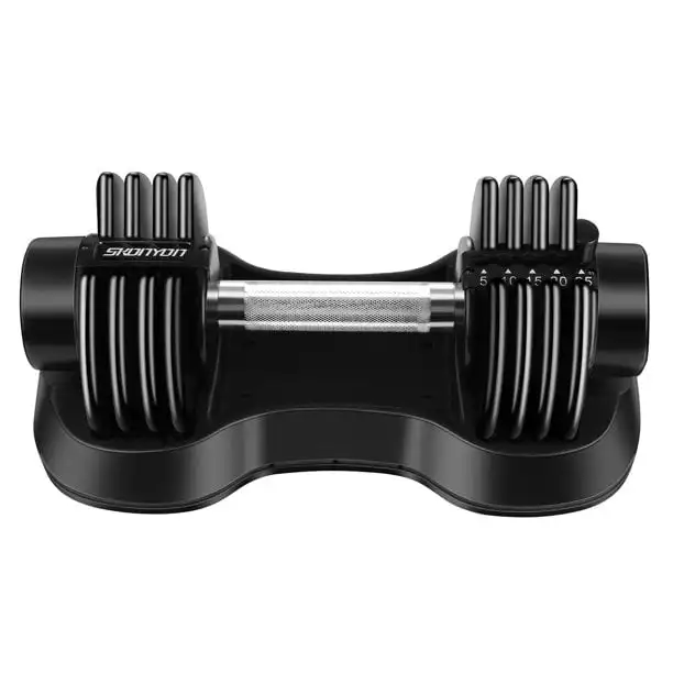 

Dumbbell 25 lbs with Automatic Adjustable and Weight Plate