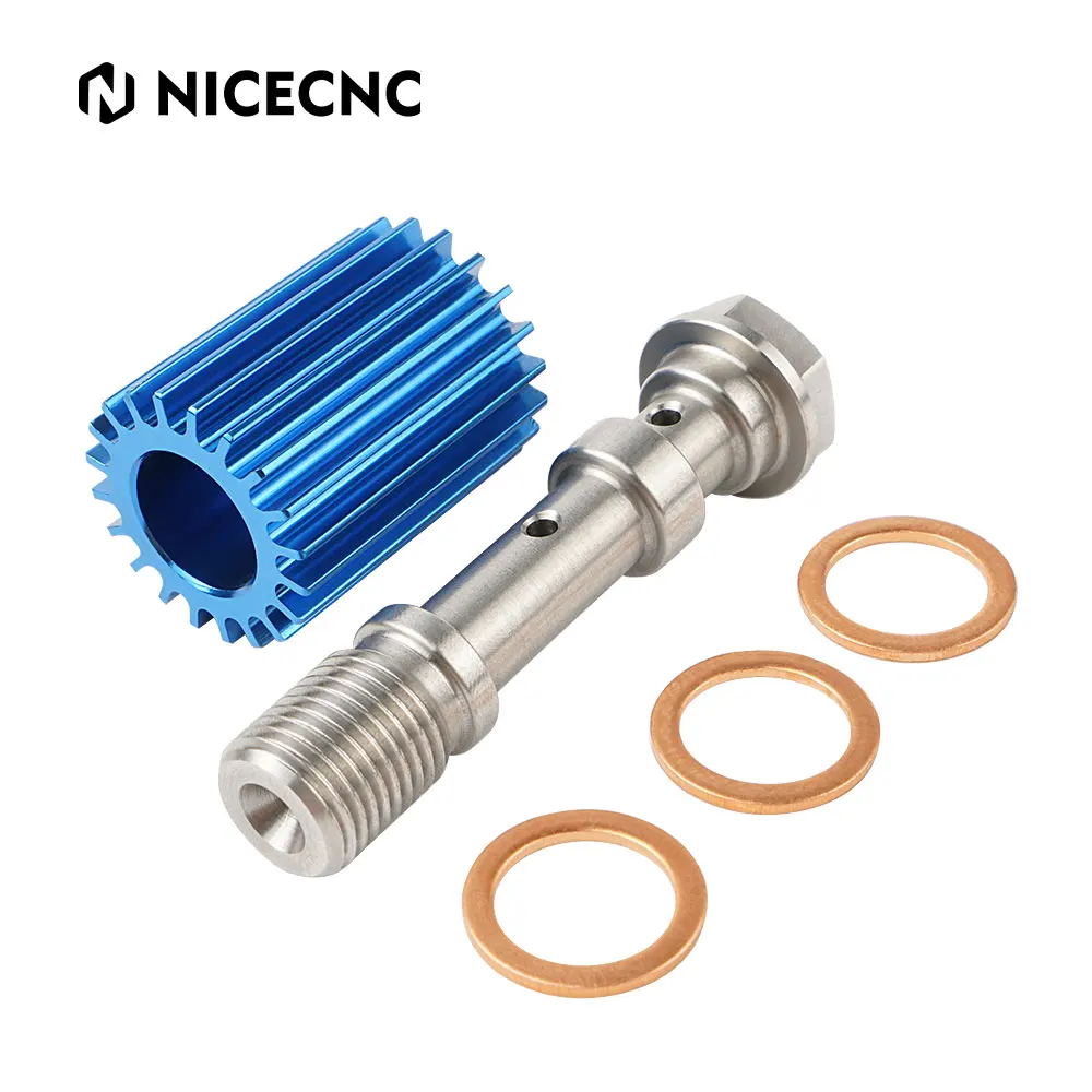 

NiceCNC Brake Caliper Cooler For Husqvarna FE TE TEi TC TX FC FX FES 125-501 2014-2022 For Husaberg 125-570 TE FE 2009-2014