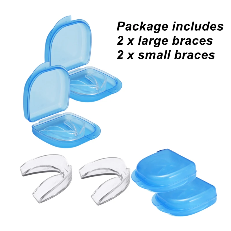 

Small Thermoplastic Dental Tray Set Appliance Anti-brushing for Bruxism Grinding Anti-snoring Teeth Whitening Boxing Protection