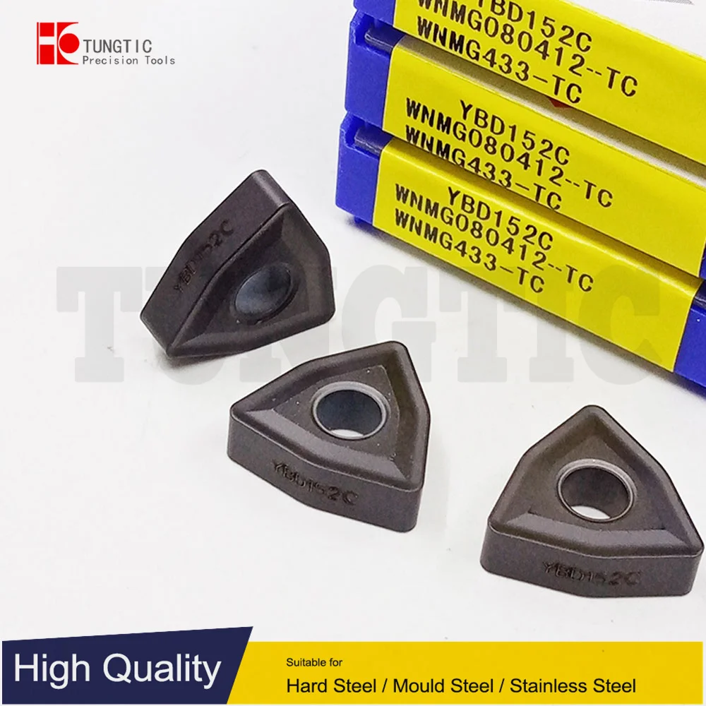 

TUNGTIC WNMG 080412-TC WNMG080412-TC Turning Inserts Carbide Cutter For Cast Iron