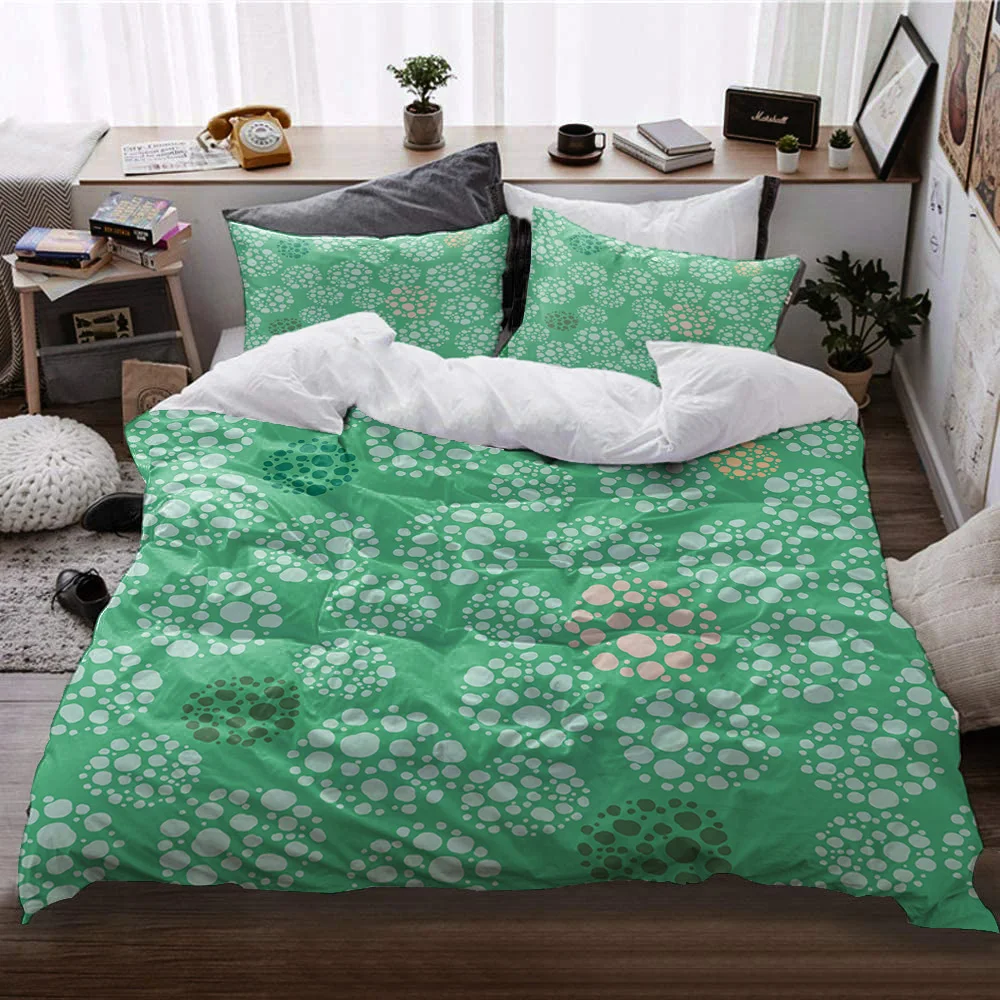 

3D Printing Geometric Figure Bedding Sets 3pcs Twin Full Queen King Size Polyester Soft Breathable 1 Duvet cover+ 2 pillowcase