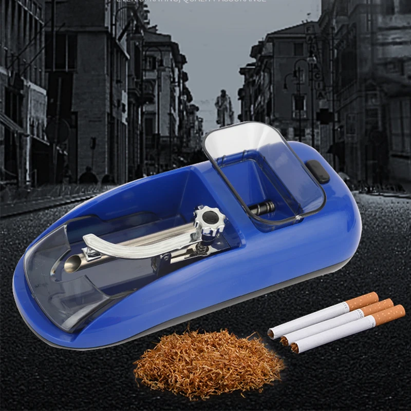 

Автоматическая сигаретная машина «сделай сам», принадлежности для изготовления сигарет, портативная легкая машинка для скручивания сигарет, табачный валик