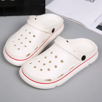 New Shoes Women White Shoes Casaul Garden Shoes Summer Men Slippers Outdoor/indoor Croc Sandals Nurse Work Shoes Sandalias 1