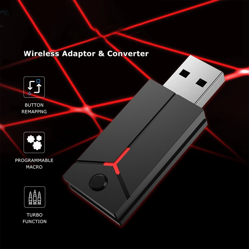 Беспроводной игровой адаптер-конвертер для контроллера PS5 QRD Spark N5/QRD Maestro S3/Arcade