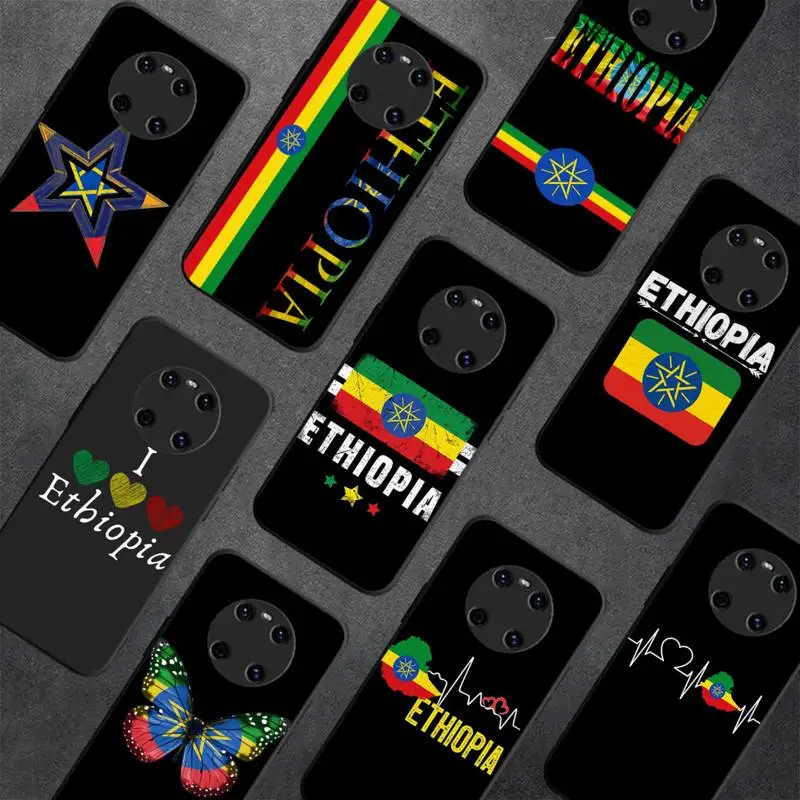 

Ethiopia National Flag Theme Phone Case for Samsung A51 A30s A52 A71 A12 for Huawei Honor 10i for OPPO vivo Y11 cover