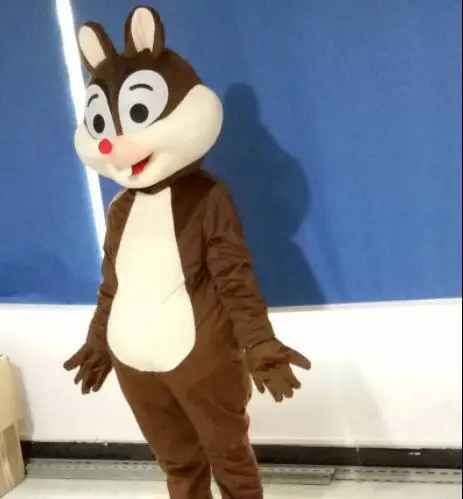 Костюм талисмана бурундука костюм белки с героями мультфильмов для косплея