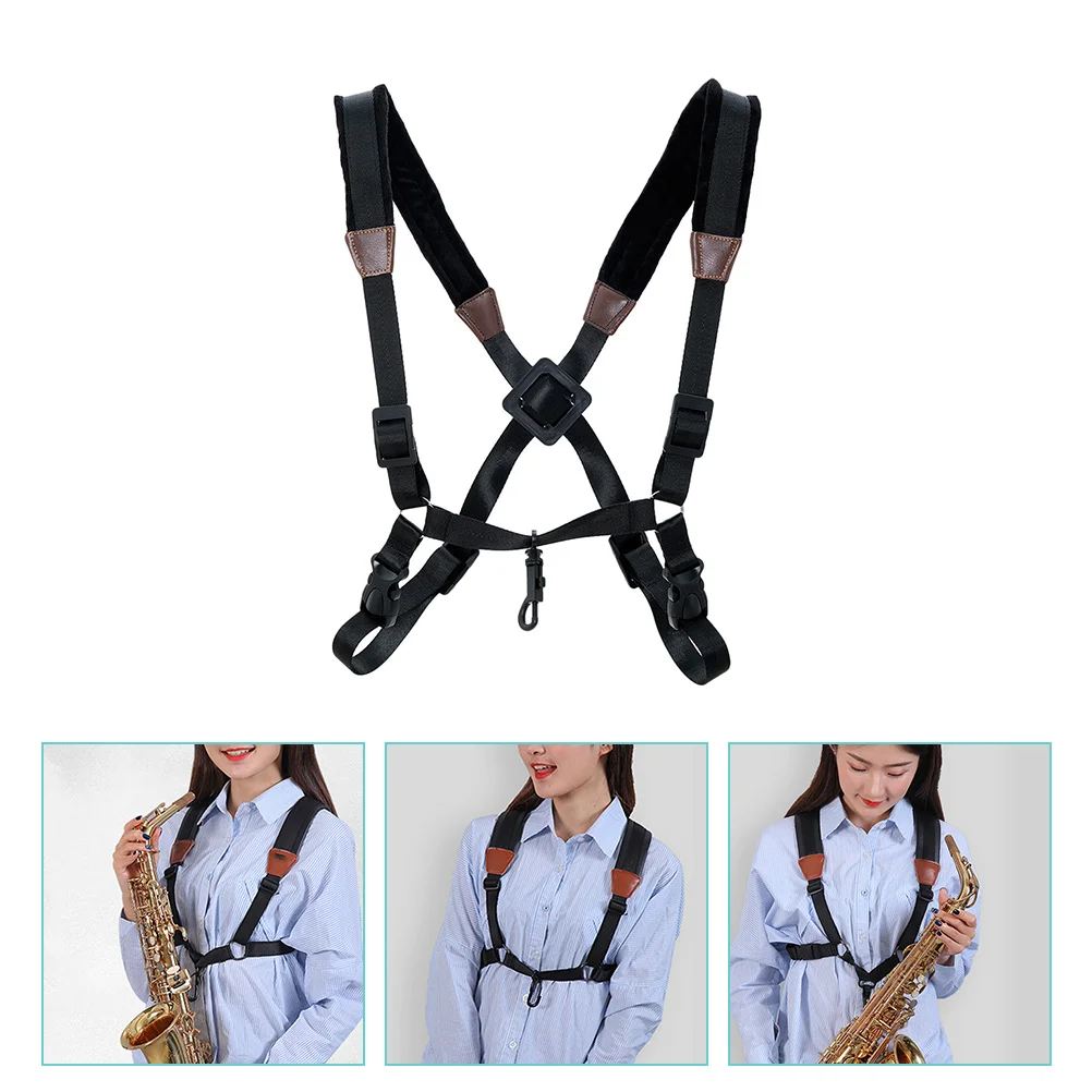 

Saxophone Harness Strap Nylon Adjustable Sax Shoulder Strap Sax Chest Strap