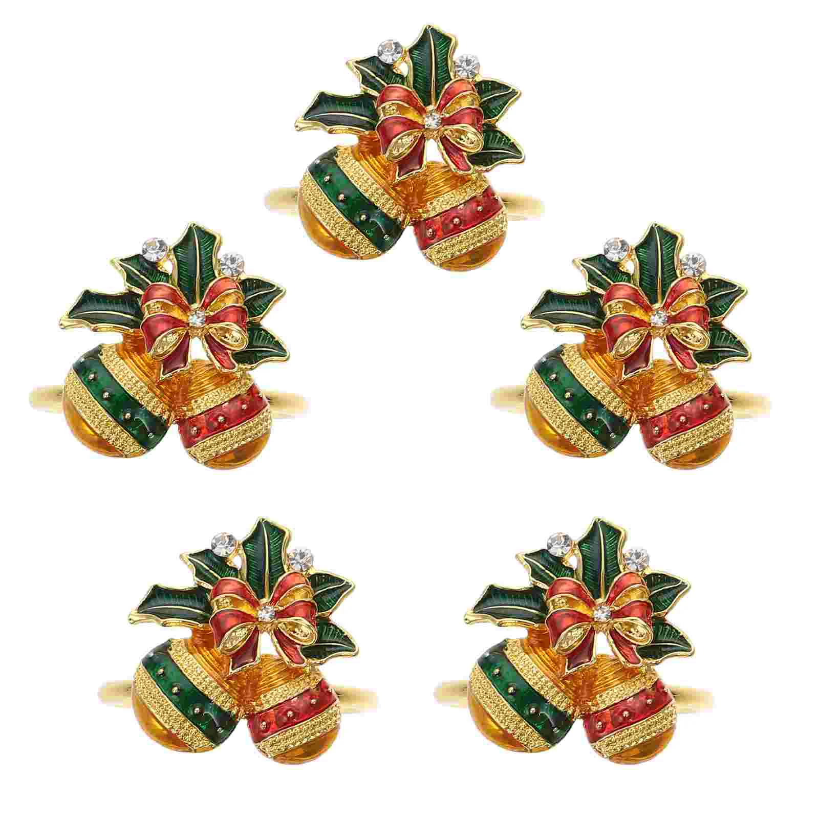 

5pcs Wedding Party Napkin Holder Christmas Tissue Buckle Wedding Napkin Rings Diy Christmas Napkin Rings