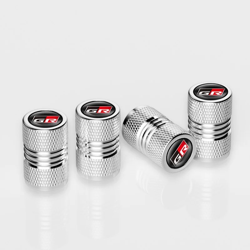 

4 шт. колпачки воздушных клапанов для шин автомобиля для Toyota GR Sport Corolla Hilux Camry Land Cruiser Corolla Cross Yaris, аксессуары