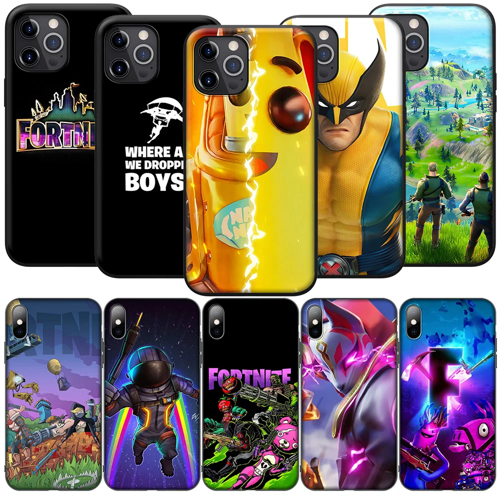 FL78 Game Fortnition NEW Phone Case for iPhone 16 15 14 13 7 8 Pro Max Mini Plus