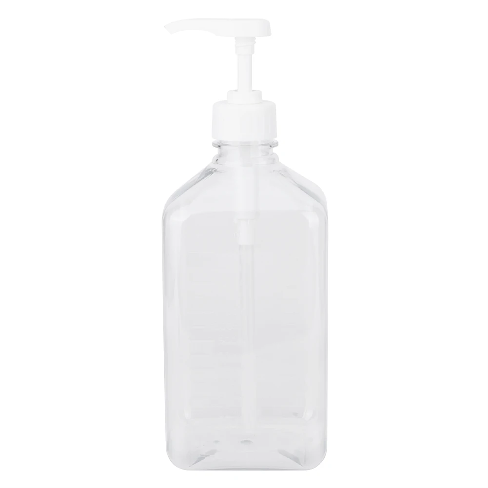 

1600ml Simple Press Pump Bottles Empty Syrup Ketchup Sauces Condiment Containers Squeeze Bottle
