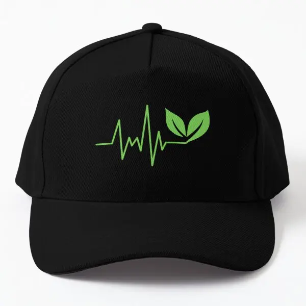 

Vegan Heartbeat Unique Gift For Baseball Cap Hat Sport Bonnet Black Casual Fish Outdoor Mens Czapka Snapback Casquette