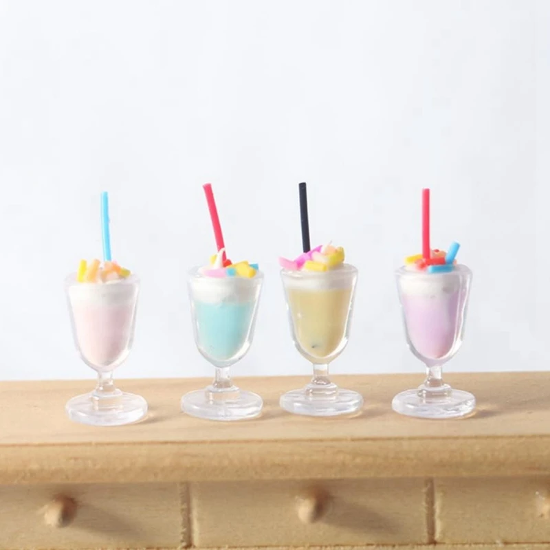 Полимерная глина чашка для чая с молоком мороженого фруктовый сок смола кабошон