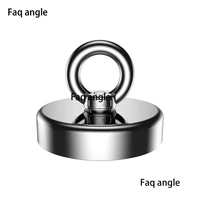 super strong magnetic ring magnetic sucker strong magnet high strength magnet round fishing iron suction large ndfeb rubidium
