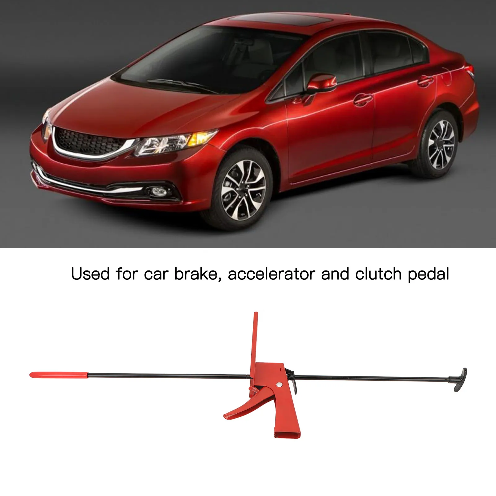 Педаль тормоза 28 дюймов регулируемый нескользящий Депрессор для педали педаль