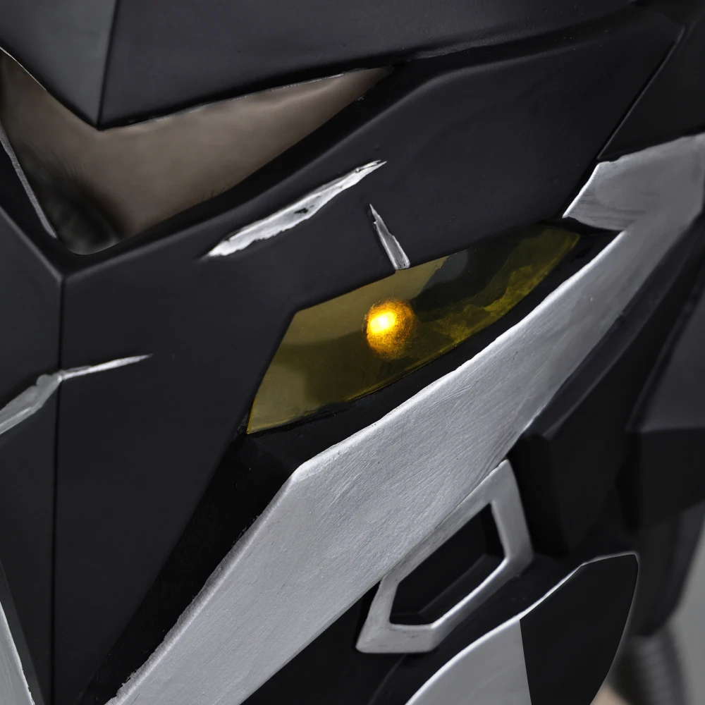 Игра VALORANT Косплей Шлем Vyse со светодиодной подсветкой ПВХ маска для лица взрослых