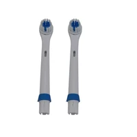 2pcs electric toothbrush heads 2 soft bristles neutral package best rotation type electric tooth brush head random color