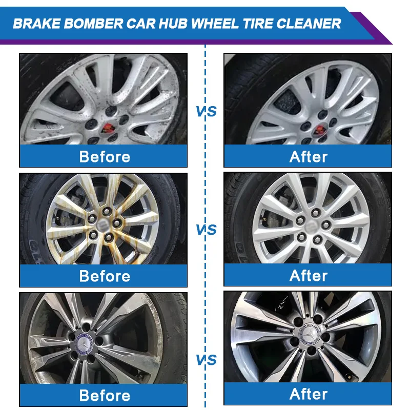 120 мл тормозной бомбардировщик автомобильная ступица очиститель шин эффективный